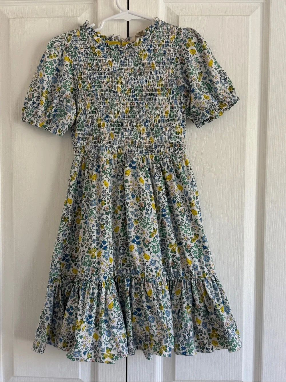 Mini Boden Aurora Shirred Twirly Dress